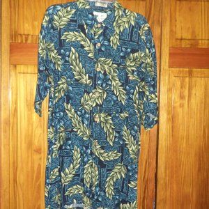 M.E. SPORT multi color print S/S shirt sz M men